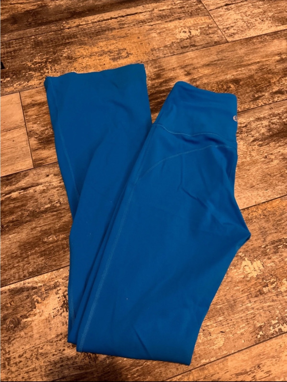 lululemon athletica Blue flared leg pants